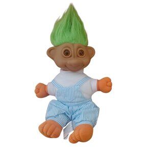 Green Haired Troll Doll